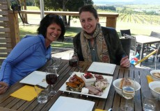 Denise & Frances at Goaty Hill Wines